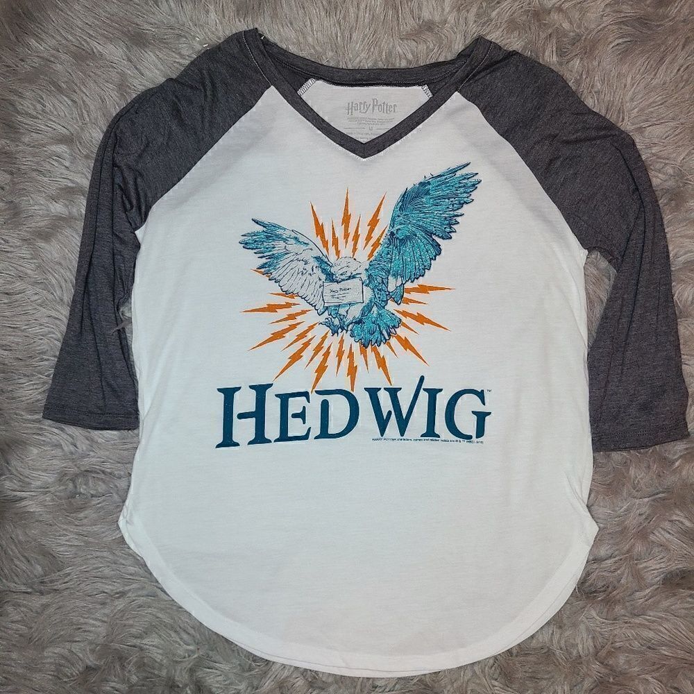 Harry Potter Hedwig Baseball Tee